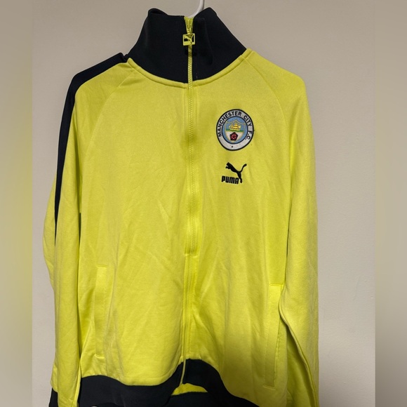 Manchester city Ftb Heritage T7 jacket by Puma.XL - Picture 1 of 5